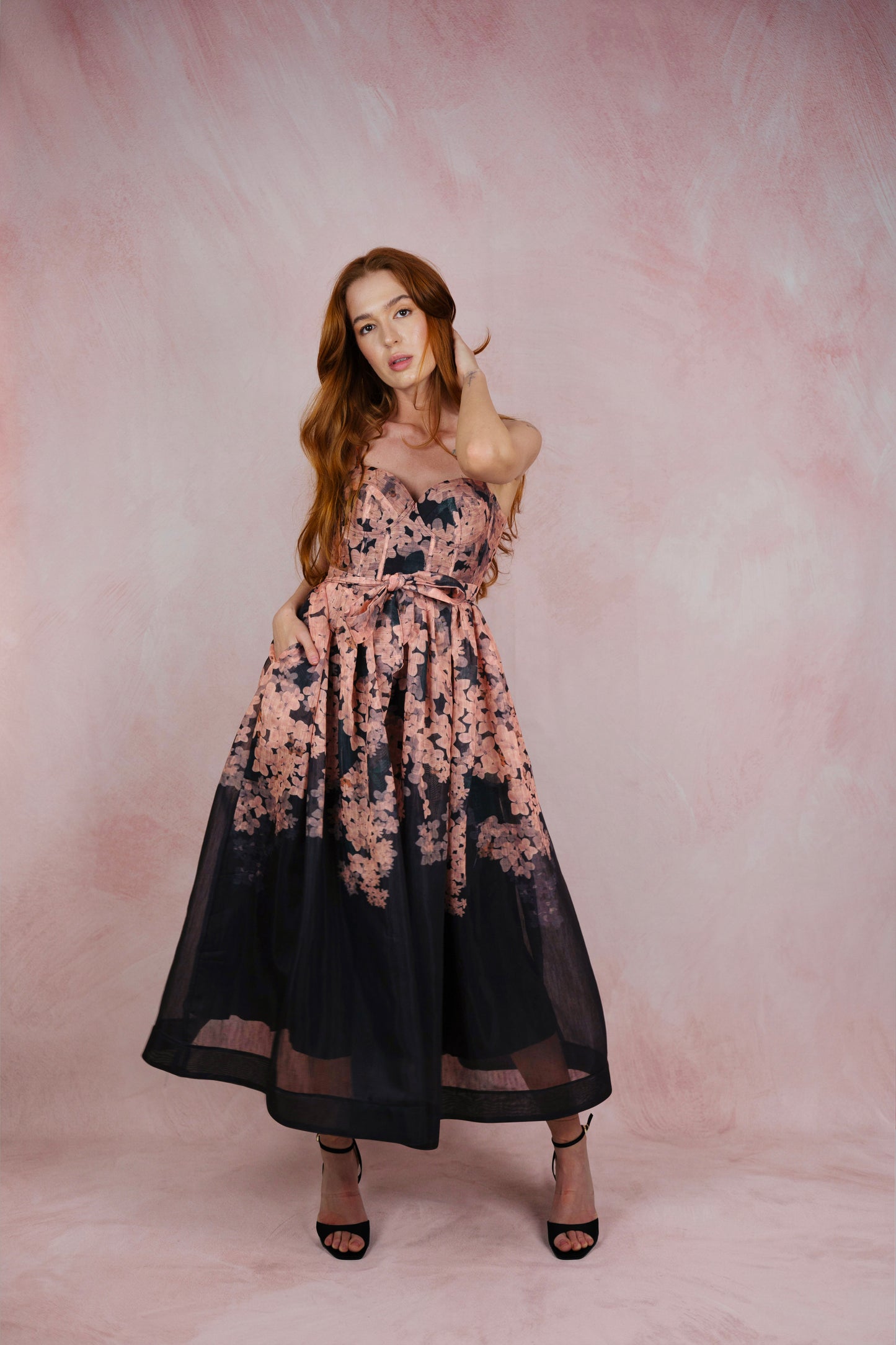 Rochie Feya Noir Garden