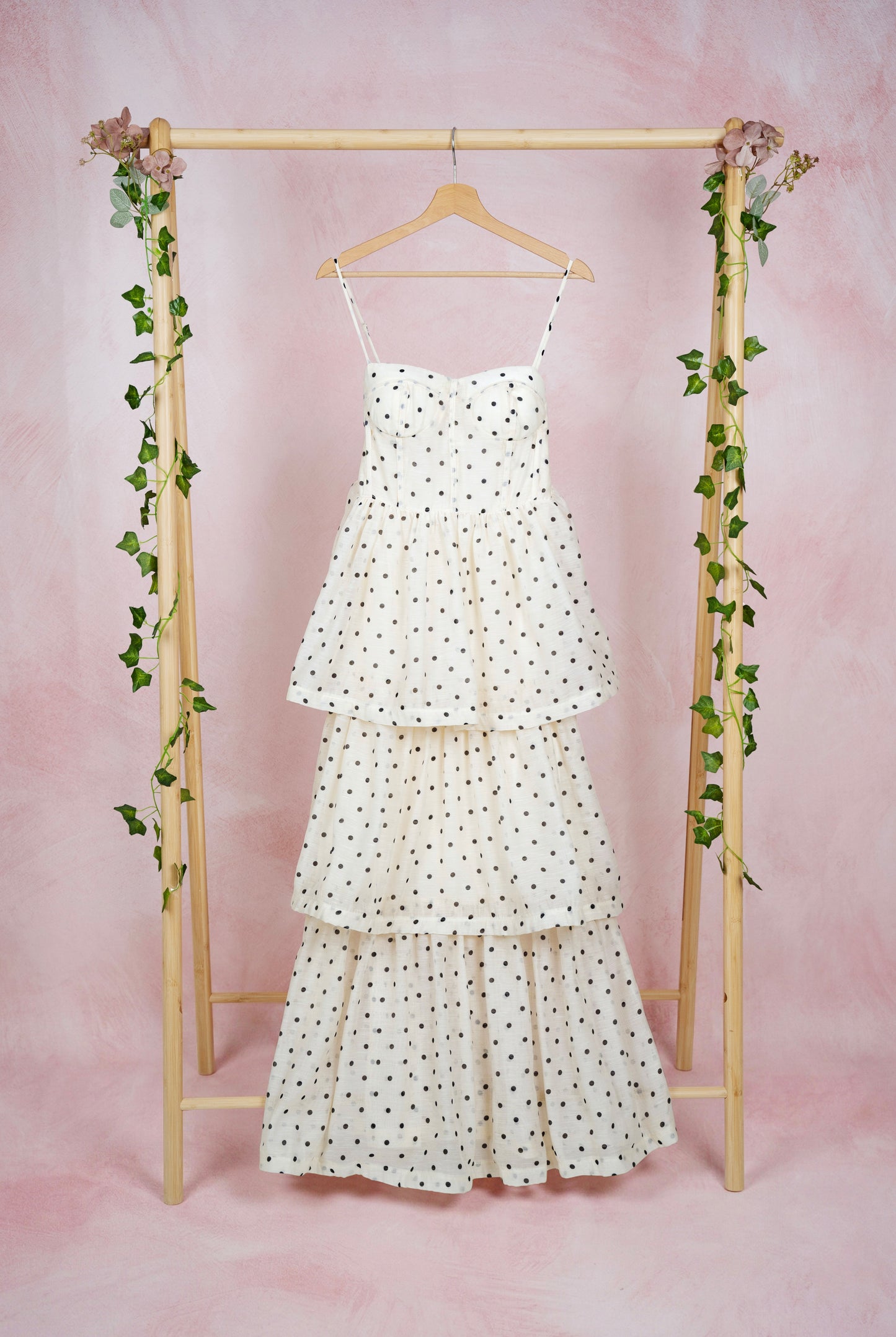 Feya Rochie Polka Ivory