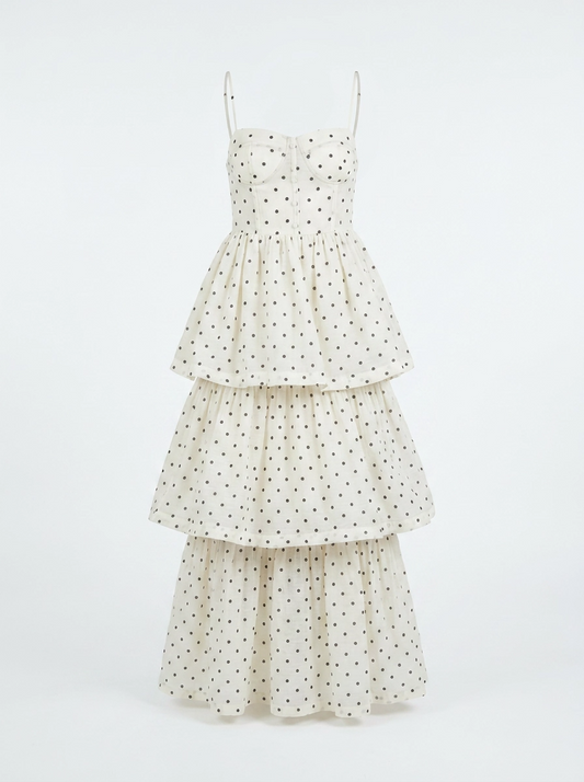 Φόρεμα Feya Ivory Polka