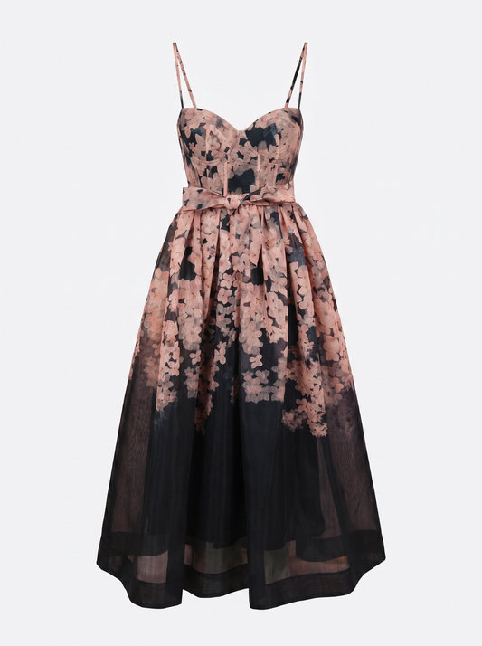 Rochie Feya Noir Garden