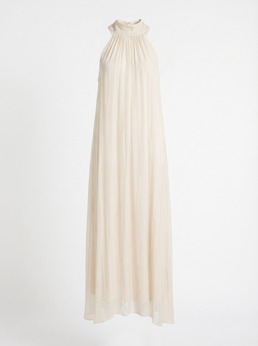 Feya Ivory Silk Dress